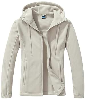 GIMECEN Women's Soft Polar Fleece Jacket Full Zip Hoodies